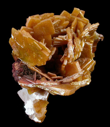 Wulfenite from Defiance Mine, Courtland-Gleeson District, Cochise County, Arizona