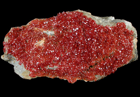 Vanadinite from Apache Mine (Vanadium Shaft), 8 km north of Globe, Gila County, Arizona