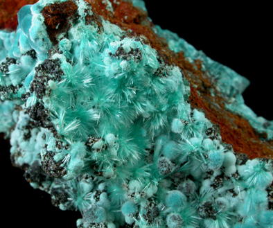 Aurichalcite and Calcite from Mina Ojuela, Mapimi, Durango, Mexico