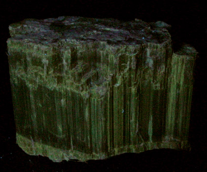 Clinochrysotile from Chrysotile, 42 km NNE of Globe, Gila County, Arizona