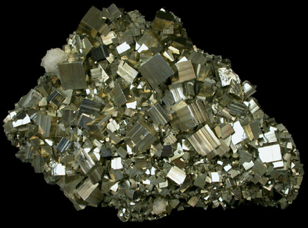 Pyrite with Calcite from Naica District, Saucillo, Chihuahua, Mexico