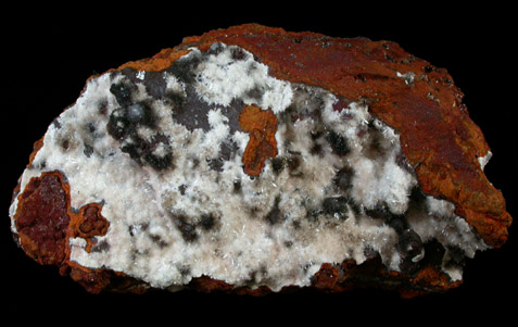 Hydrozincite with Plattnerite from Mina Ojuela, Mapimi, Durango, Mexico