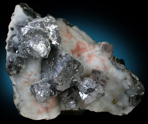 Galena with Fluorite from Rotherhope Mine, Alston Moor, Cumbria, England