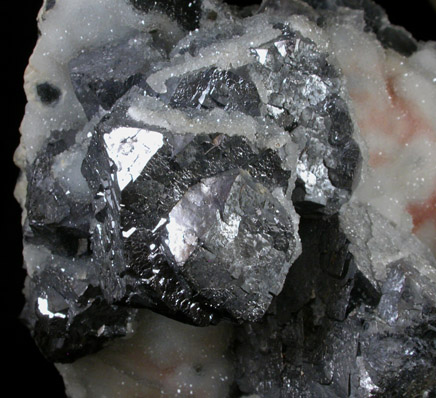 Galena with Fluorite from Rotherhope Mine, Alston Moor, Cumbria, England