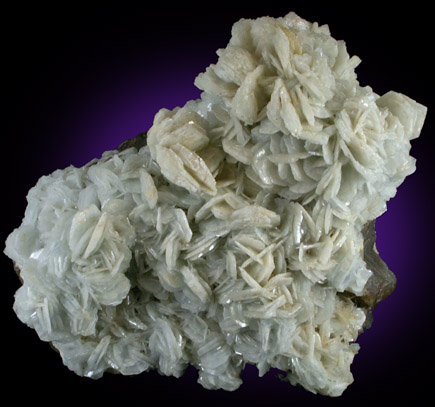 Barite over Fluorite from Crystal Mine, Cave-in-Rock District, Hardin County, Illinois