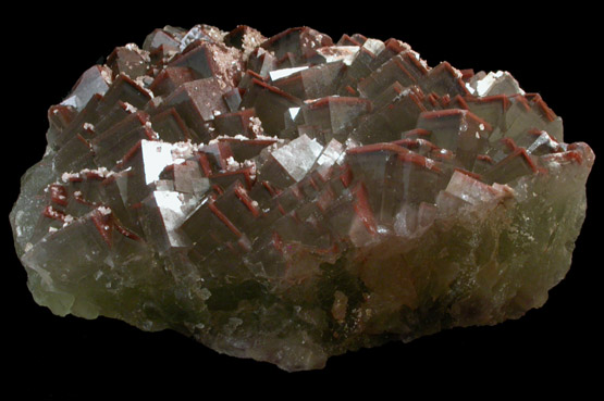 Fluorite with Hematite inclusions from Grube Cacilia, Lissenthann, Nabburg, Oberpfalz, Bavaria, Germany