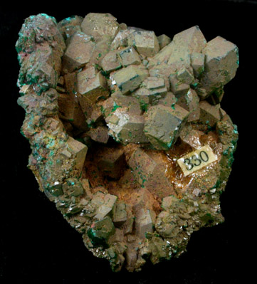 Dioptase from Reneville, Kindanba District, Pool Department, Republic of Congo