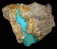 Turquoise from Lavendar Pit, Bisbee, Cochise County, Arizona