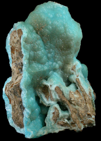 Hemimorphite var. Calamine from Roughton Gill Mine, Lake District, Cumbria, England