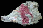 Rubellite Tourmaline in Cleavelandite from Walden Gem Mine, Portland, Middlesex County, Connecticut
