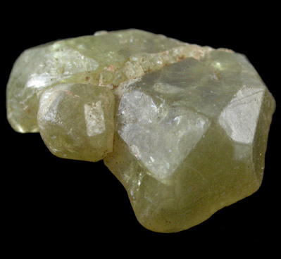 Grossular Garnet from riverbank at confluence Vilyui (Wilui) River and Akhtaragda River, near Chernyshevsk, Sakha, Siberia, Russia (Type Locality for Grossular Garnet)