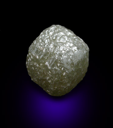 Diamond (5.71 carat cubic crystal) from Mbuji-Mayi (Miba), Democratic Republic of the Congo