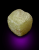 Diamond (4.33 carat cubic crystal) from Mbuji-Mayi (Miba), Democratic Republic of the Congo