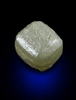 Diamond (2.07 carat cubic crystal) from Mbuji-Mayi (Miba), Democratic Republic of the Congo