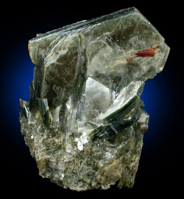 Muscovite with Rutile from Shelby, Cleveland County, North Carolina