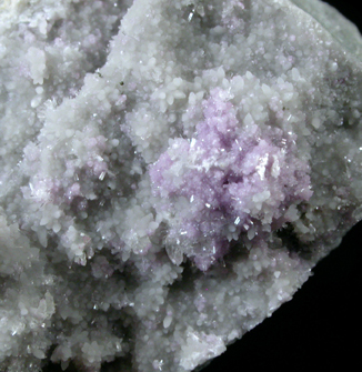 Dawsonite, Fluorite, Quartz from Francon Quarry, Montréal, Île de Montréal, Québec, Canada