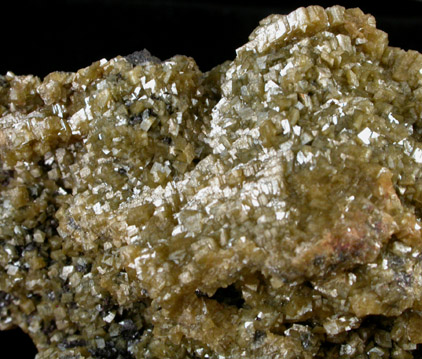 Siderite on Hematite from Sterling Mine, Antwerp, Jefferson County, New York