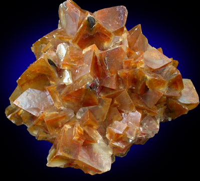 Calcite on Calcite with Butterfly-Twinned Crystals from Santa Eulalia District, Aquiles Serdn, Chihuahua, Mexico
