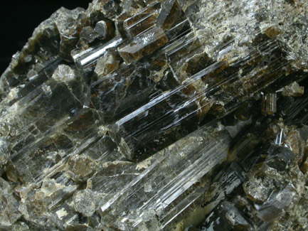 Vesuvianite from Goodall Farm Quarry, Sanford, York County, Maine