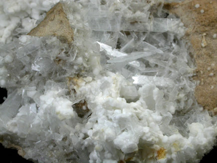 Celestine with Strontianite from Woodville, Sandusky County, Ohio