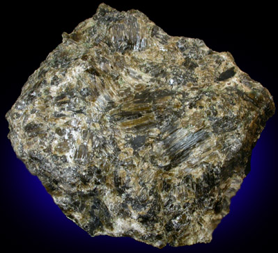 Enstatite var. Bronzite from Webster, Jackson County, North Carolina