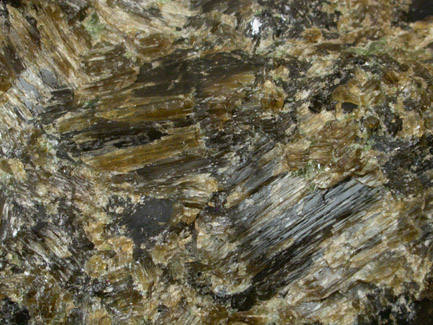 Enstatite var. Bronzite from Webster, Jackson County, North Carolina
