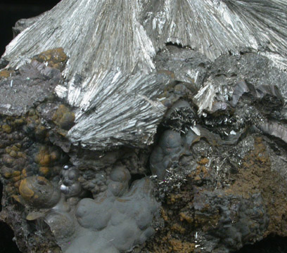 Pyrolusite from Taylor Mine, near Alberta, Baraga County, Michigan