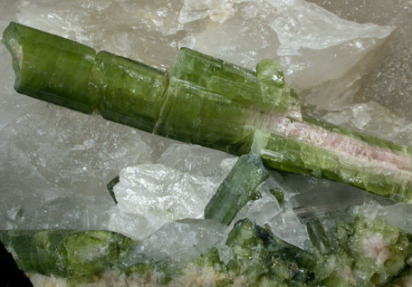 Elbaite Tourmaline in Quartz from Paris, Oxford County, Maine