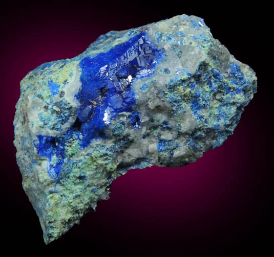 Linarite from Grand Reef Mine, Aravaipa District, Graham County, Arizona