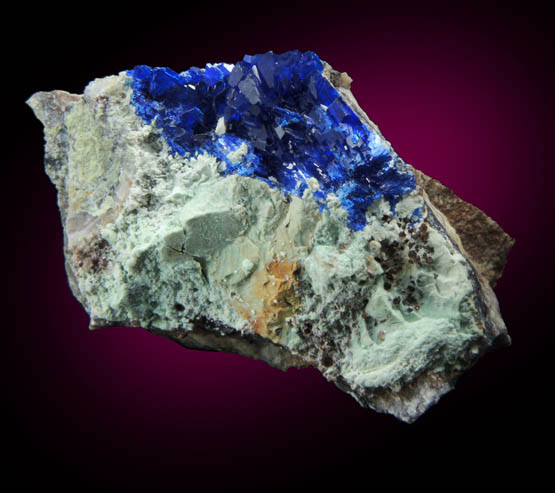 Linarite from Grand Reef Mine, Aravaipa District, Graham County, Arizona