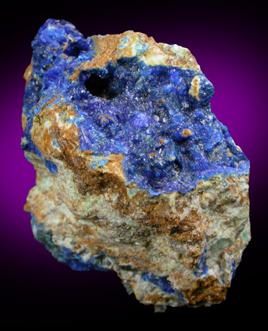 Linarite from Grand Reef Mine, Aravaipa District, Graham County, Arizona