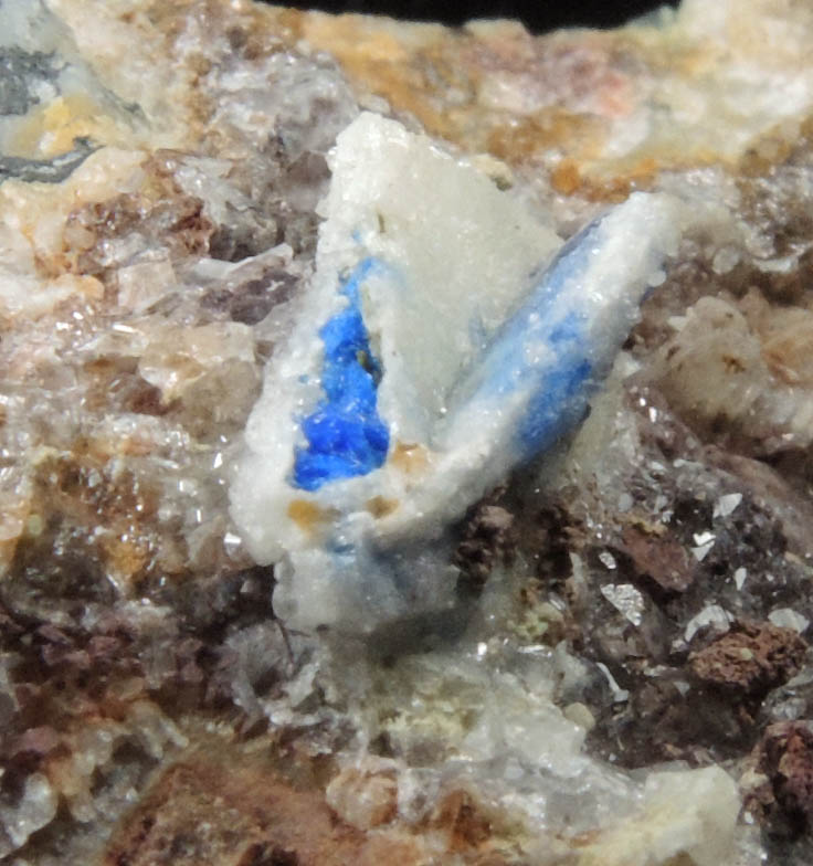 Anglesite and Linarite pseudomorphs from Grand Reef Mine, Aravaipa District, Graham County, Arizona