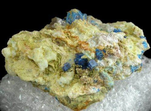 Boleite with Diaboleite and Cerussite from Amelia Mine, Boleo District, near Santa Rosalía, Baja California Sur, Mexico (Type Locality for Boleite and Diaboleite)