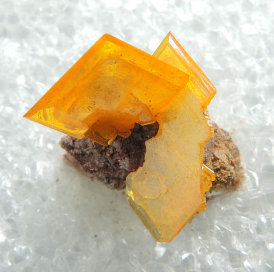 Wulfenite from Rowley Mine, 20 km northwest of Theba, Painted Rock Mountains, Maricopa County, Arizona