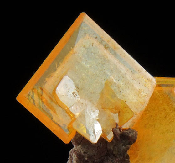 Wulfenite from Rowley Mine, 20 km northwest of Theba, Painted Rock Mountains, Maricopa County, Arizona