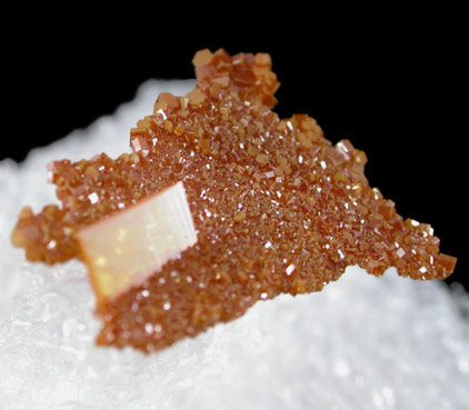 Wulfenite with Vanadinite pseudomorphs after Wulfenite from Rowley Mine, 20 km northwest of Theba, Painted Rock Mountains, Maricopa County, Arizona