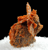 Vanadinite pseudomorphs after Wulfenite from Rowley Mine, 20 km northwest of Theba, Painted Rock Mountains, Maricopa County, Arizona