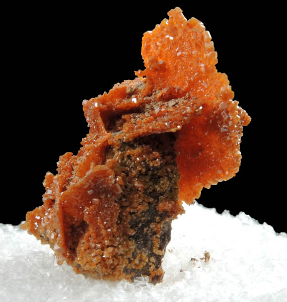 Vanadinite pseudomorphs after Wulfenite from Rowley Mine, 20 km northwest of Theba, Painted Rock Mountains, Maricopa County, Arizona