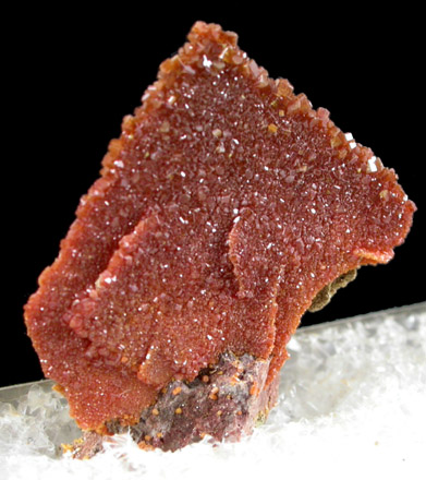 Vanadinite pseudomorphs after Wulfenite from Rowley Mine, 20 km northwest of Theba, Painted Rock Mountains, Maricopa County, Arizona