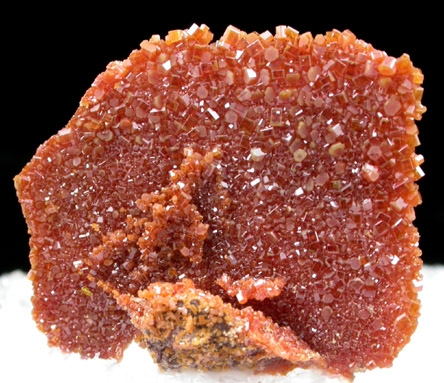 Vanadinite pseudomorphs after Wulfenite from Rowley Mine, 20 km northwest of Theba, Painted Rock Mountains, Maricopa County, Arizona