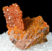 Vanadinite pseudomorphs after Wulfenite from Rowley Mine, 20 km northwest of Theba, Painted Rock Mountains, Maricopa County, Arizona
