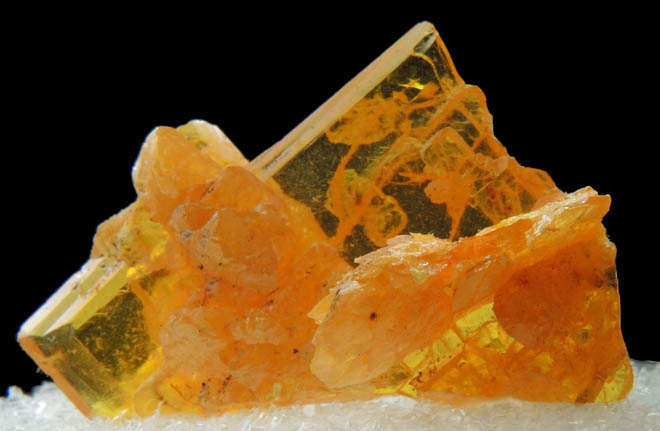 Wulfenite with Mimetite from Sierra de Los Lamentos, Chihuahua, Mexico