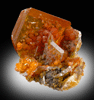 Wulfenite and Mimetite from Sierra de Los Lamentos, Chihuahua, Mexico