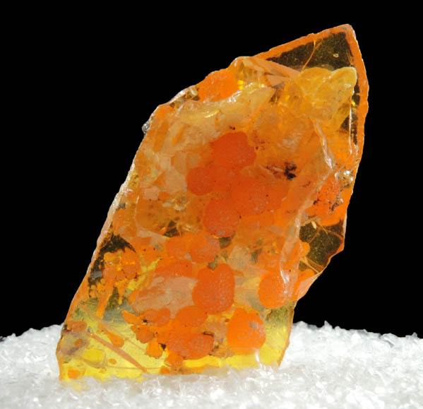 Mimetite on Wulfenite from Sierra de Los Lamentos, Chihuahua, Mexico