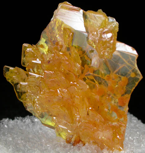 Wulfenite with Mimetite from Sierra de Los Lamentos, Chihuahua, Mexico