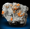 Wulfenite on Calcite from Red Cloud Mine, Silver District, La Paz County, Arizona