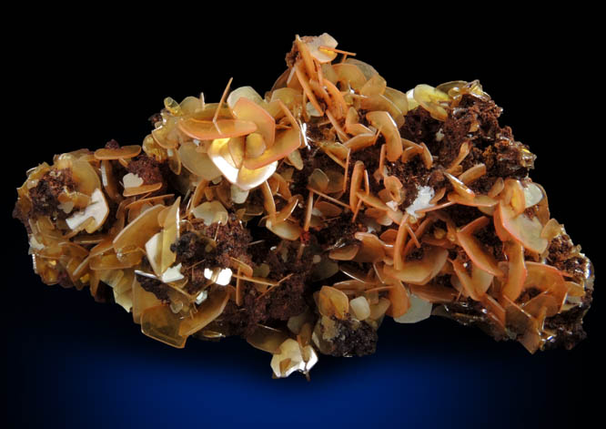 Wulfenite from Defiance Mine, Courtland-Gleeson District, Cochise County, Arizona