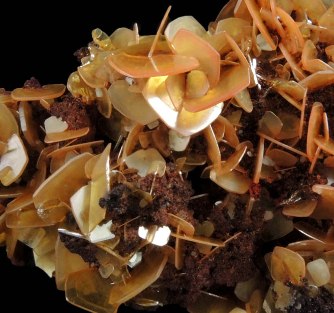 Wulfenite from Defiance Mine, Courtland-Gleeson District, Cochise County, Arizona