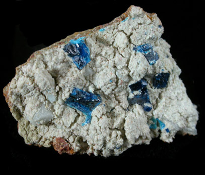 Boleite in matrix from Amelia Mine, Boleo District, near Santa Rosalia, Baja California Sur, Mexico (Type Locality for Boleite)