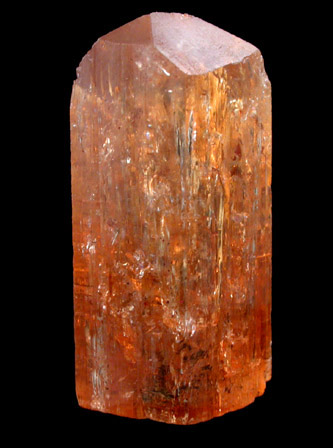 Topaz var. Imperial from Ouro Preto, Minas Gerais, Brazil